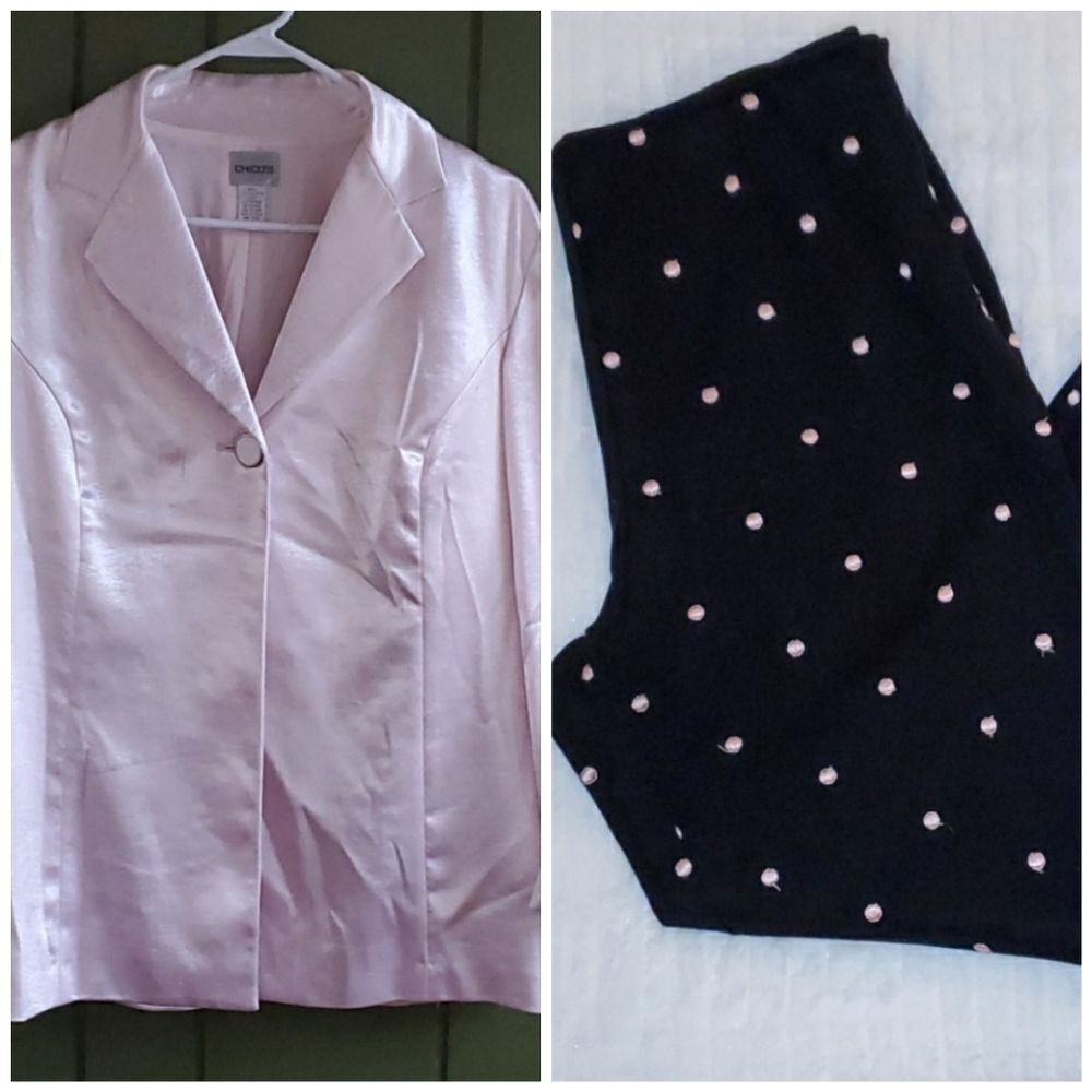 Braetan black and pink slacks - Picture 3 of 7